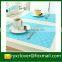 Eco-friendly PP plastic heat resistant printable coffee table placemat