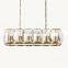 New Modern Luxury HARLOW Crystal Rectangular Chandelier for Living Room Restaurant Bedroom Hotel Home Decor Modern Lighting