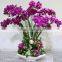 the cheap artificial flower artificial flower in pots for indoor decoration