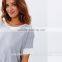 Women OEM service high quality blank t shirt 2016 hot sale women's clothing TS035