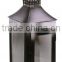 metal outdoor / large clear glass hurricane lantern / hurricane candle holder lanterns manufacture