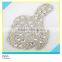 Heat Transfer Glass Rhinestone Applique Hotfix Pearl Mix Rhinestone Patch 19.5x24cm