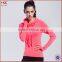 2016 Oem factory gym wear women long sleeve fitness dri fit pullover hoodie