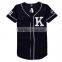 2016 latest fashion oem cheap custom dye short sleeve sublimation button down baseball jersey