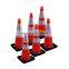 12" 18" 28" 36" Plastic Traffic Cone for Road Maintenance Safety