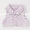 Japanese wholesale products high quality cute ribbon baby vest winter clothes kids wear toddler clothing children infant