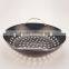 Stainless steel of bbq pan with square shape ,mirror polish