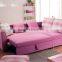 Modern Design Sofa Cum Bed Pink Color Sofa Bed