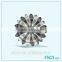 Metal flower shaped wall art decor for home