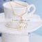 Summer Wedding Jewelry Sets Korea Simple Flower Earring Necklace Bangle For Woman