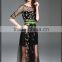 fashion sexy long embroidered latest net dress designs