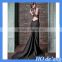 HOGIFT The new long section fishtail dress,trailing Slim sexy black dress,embroidered halter photography wedding dress