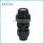 China Manufacturer plastic compression pipe fitting black pp compression reducer