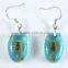 2015 High Quality Handmade Round Amber Earrings Wholesale