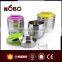 Portable hot sale food grade basket with colorful lid