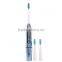 Sonic Electric Toothbrush Waterproof 2 Brushing Modes Whitening Gems Protection with 2 Extra Replacement Brush Heads SV030698