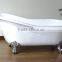 freestanding cast iron slipper bath tub in 1560mm long