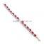 Rhodium bracelets 925 Solid Sterling Silver Natural Ruby Gorgeous Look American Diamond bracelets Diamond bracelets