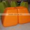 colorful fiberglass flower pot set of 3 in different size