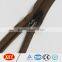 High Quality Brown Tape Black Rubber Pull Close End Nylon Zipper
