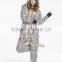 Wholesale Leopard Cute Hooded Zip Jumpsuit One Piece Romper
