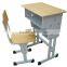 student desk and chair/metal wooden school furniture