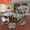 Allnice-10pcs stainless steel sauce pot set with 5pcs steel spoon for free gift