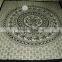 black white printed tapestries bedsheet