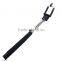 2015 hot popular colorful selfie stick with bluetooth shutter button, selfie monopod bluetooth, selfie holder for travel