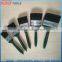 680 Black SYNTHETIC bristles mixed wire plastic handle painting brush
