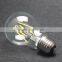 360degree beam angle high brightness 90~100lm/w E26 E27 B22 6W A60 A19 filament led bulb