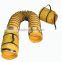 Fire resistant flexible duct with with carrying bag