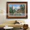 Oil painting of wildlife forest for bedroom decoration with Chinese embroidery technics
