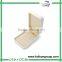 Hot white cover watch and jewelry packaging small jewelry box
