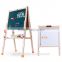 Lifting Double Sides Magnetic Drawing Board Blackboard And White Board With Standing Rack