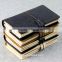 Address Book Spiral school Refillable leather bound journal hard cover notebook