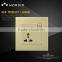High quality universaltype 1 gang 3 pin switch socket