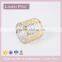 Plain Simple Round Gold Brass Tone Metal Napkin Rings Quality Choice