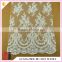 HC-6205-1 Hechun Latest Hand Work Vivid Pearl Floral White Bridal Lace Fabric                        
                                                Quality Choice