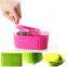 2016 Silicone Recyclable Lunch Box / Fruit Box, Lunch Box With Lid