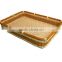 100% handmade rattan serving tray with high quality