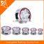 High quality 316L stainless steel custom plug body jewelry with zircon