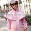 100% waterproof breathable PU coating Children/kids raincoat
