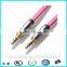 3.5mm noodle flat tpe plastic aux stereo audio cable