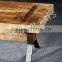 INDUSTRIAL FURNITURE IRON WOOD BENCH