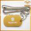 Aluminum anodized dog tag