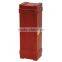 Wholesales handmade brown cheap wooden wine box