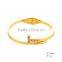 316l stainless steel jewelry 18k gold cuff bangle