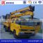 Truck bed fixed hydraulic boom lift platform for rental and dealing