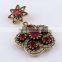 Genuine !! Turkish White CZ & Red Onyx 925 Sterling Silver Pendant With Brass, Silver Jewelry Wholeseller, Silver Jewelry 925